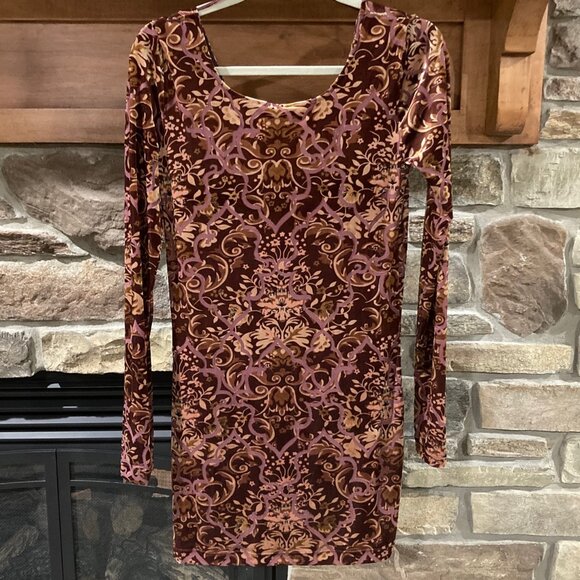 Free People Long Sleeve Stretch Dress Size Medium - Picture 7 of 14